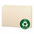 Smead File Jacket 8-1/2 x 11", Top Tab, Recycled, PK50, Size: Legal 75607